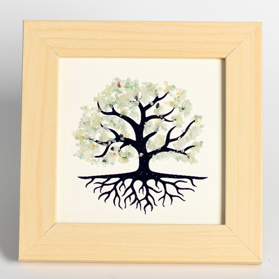 Tree of Life Picture Frame Decoration With Crystal Stone